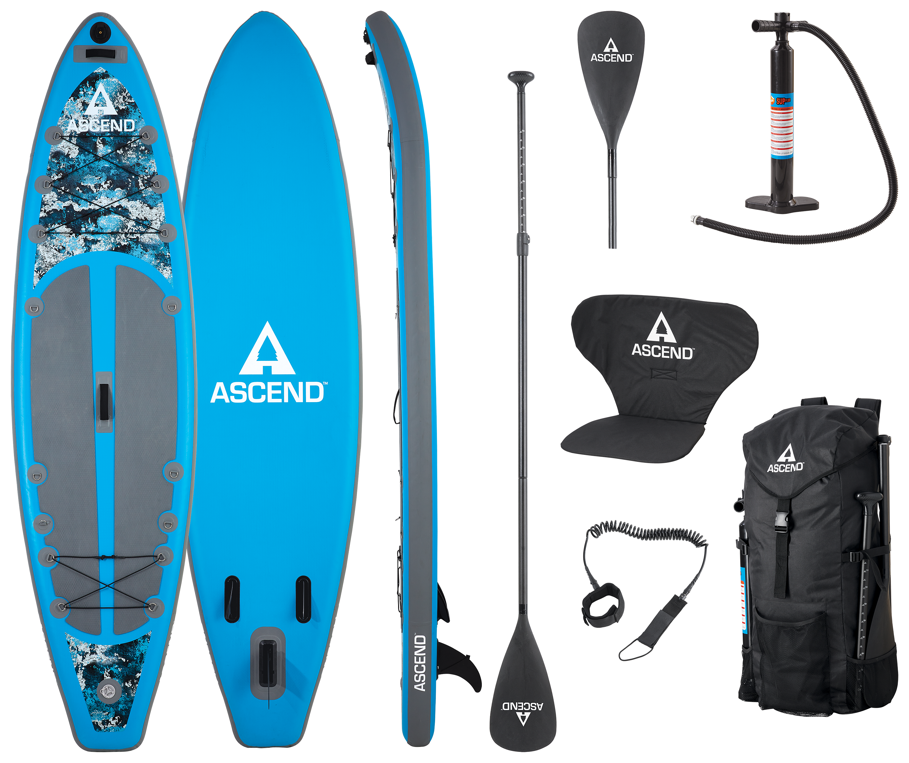 Ascend Inflatable StandUp Paddle Board Package Cabela's